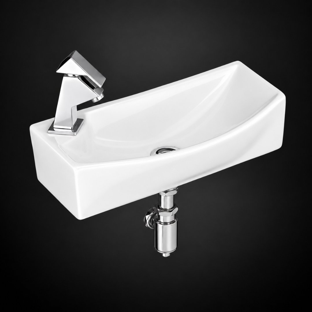 BRIO Wall Hung Basin Wash Basin - My Home Studio